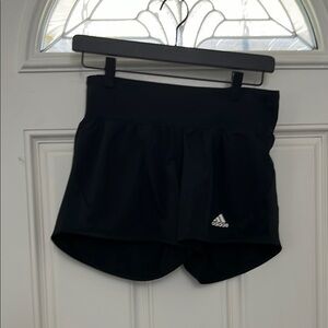 Adidas Black Athletic Shorts Lightweight Elastic Waist